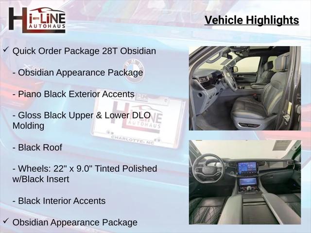 2024 Jeep Grand Wagoneer L Series III Obsidian 4x4