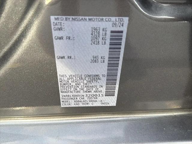 2025 Nissan Altima SV FWD