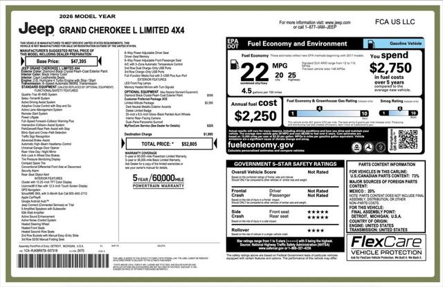 2026 Jeep Grand Cherokee L Limited