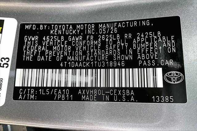 2026 Toyota Camry SE