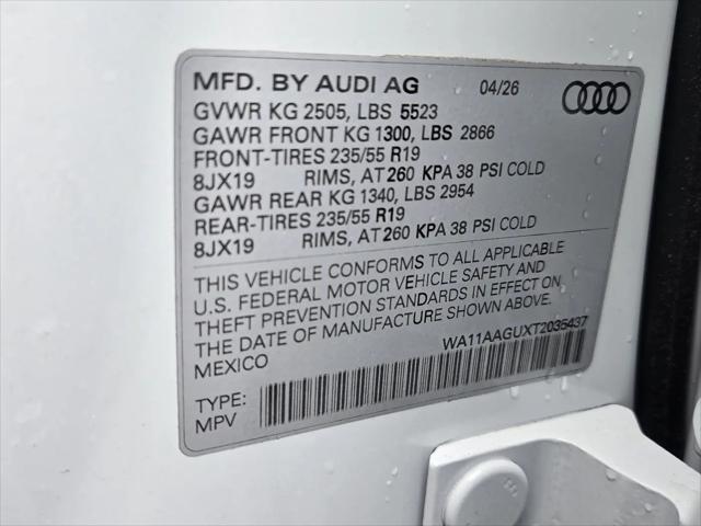 2026 Audi Q5 Premium TFSI quattro S tronic
