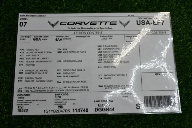 2024 Chevrolet Corvette 2LT