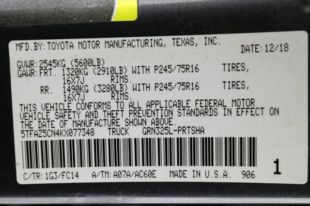 2019 Toyota Tacoma SR5 V6