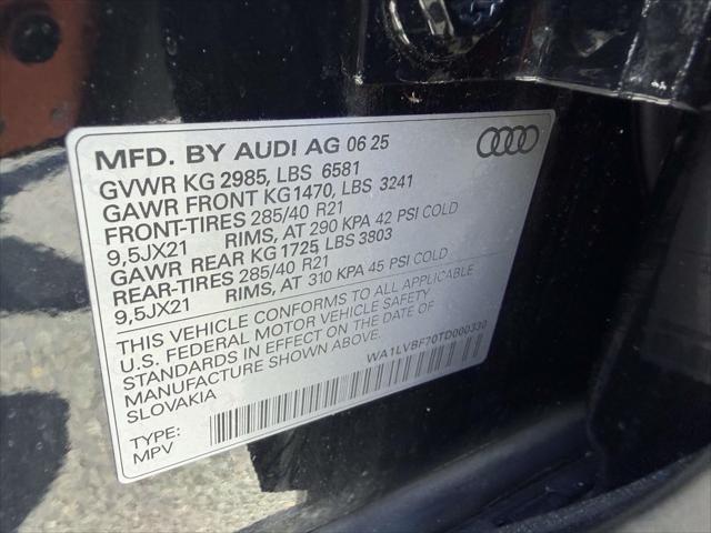 2026 Audi Q7 Premium Plus TFSI quattro tiptronic