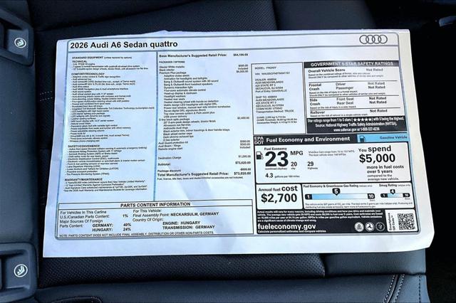 2026 Audi A6 3.0