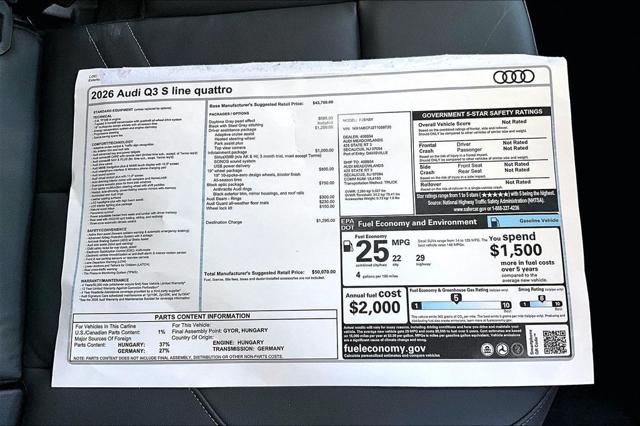 2026 Audi Q3 S line