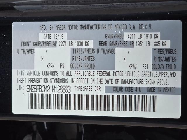 2020 Mazda Mazda3 Select Package