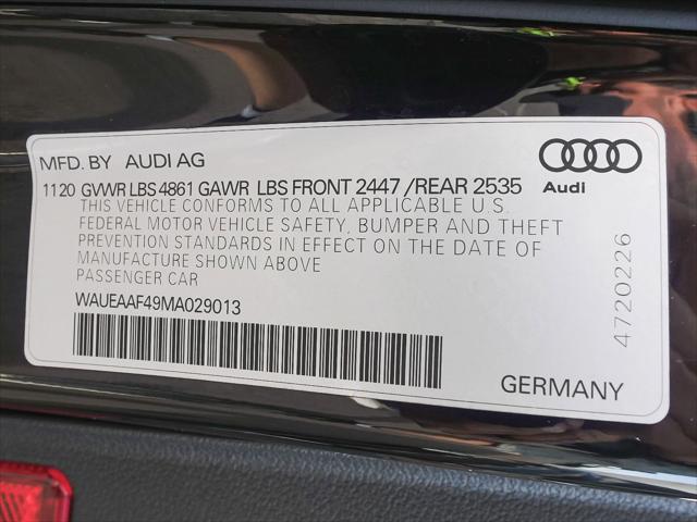 2021 Audi A4 Premium Plus 45 TFSI S line quattro S tronic