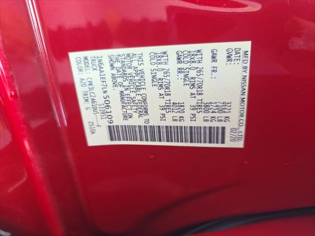 2020 Nissan Titan Crew Cab SV 4x2