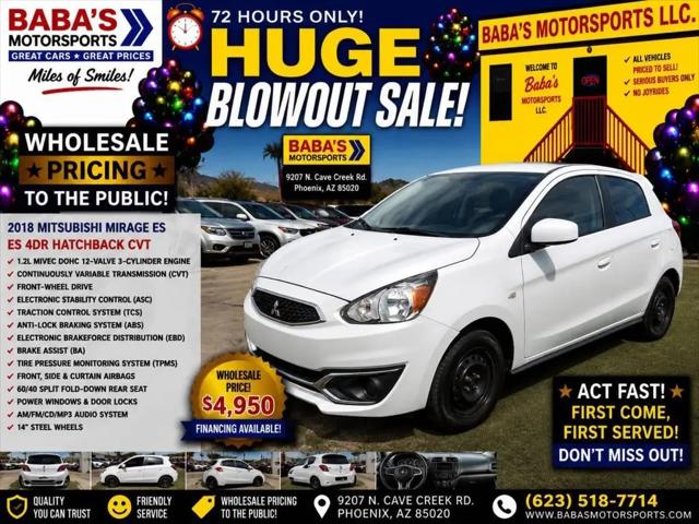 2018 Mitsubishi Mirage ES for sale in Phoenix, AZ