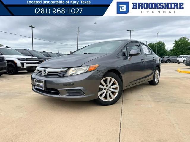 2012 Honda Civic EX for sale in Brookshire, TX