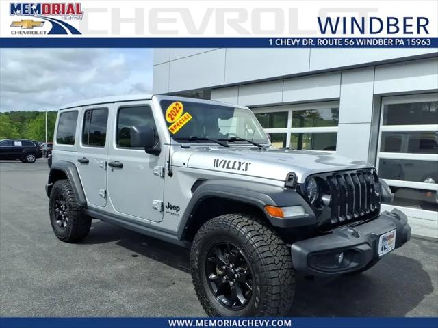 2022 Jeep Wrangler Unlimited Willys 4x4 for sale in Windber, PA