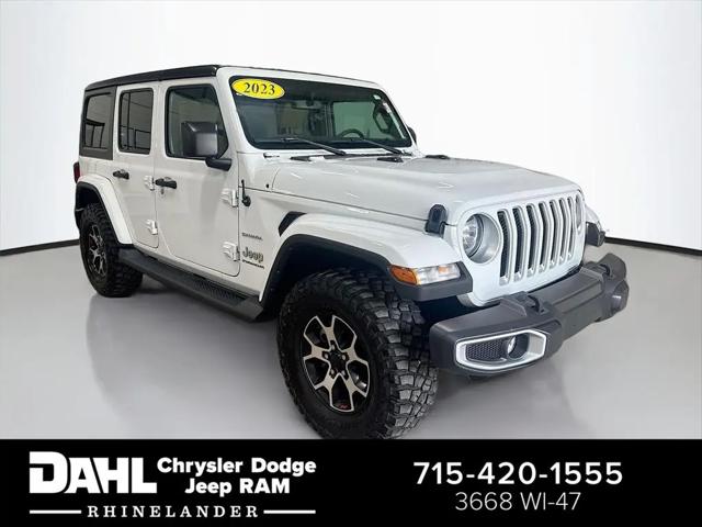 2023 Jeep Wrangler 4-Door Sahara 4x4 for sale in Rhinelander, WI