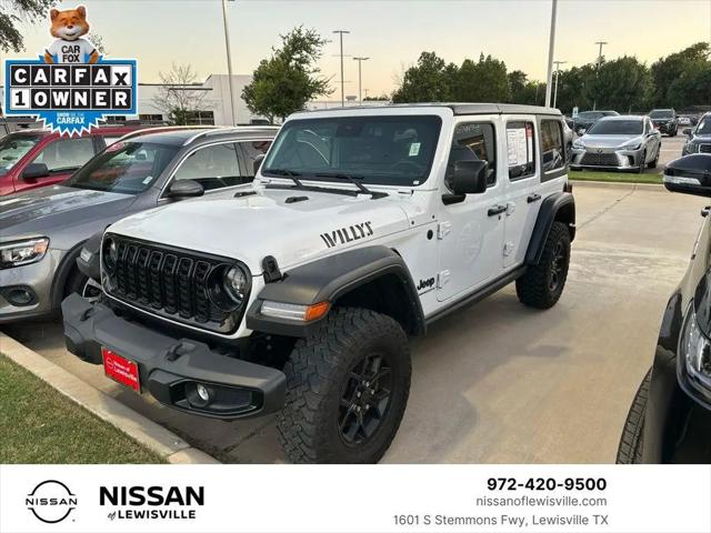 2025 Jeep Wrangler 4-Door Willys 4x4 for sale in Lewisville, TX