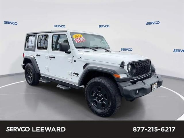 2024 Jeep Wrangler 4-Door Sport 4x4 for sale in Waipahu, HI