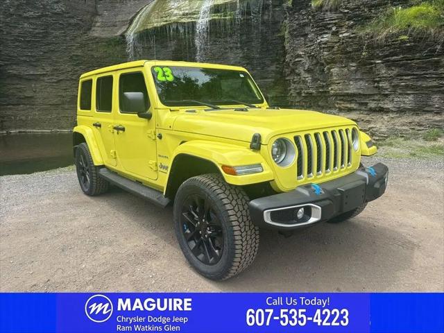 2023 Jeep Wrangler 4xe Sahara 4x4 for sale in Watkins Glen, NY