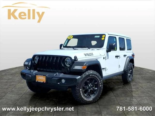 2022 Jeep Wrangler Unlimited Willys 4x4 for sale in Lynnfield, MA