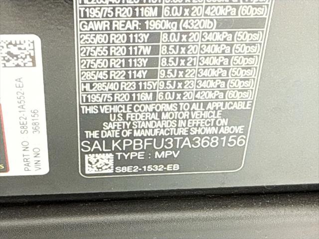 2026 Land Rover Range Rover P400 SE 7 Seat