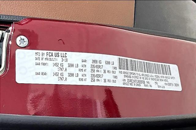 2018 Chrysler Pacifica Hybrid Limited