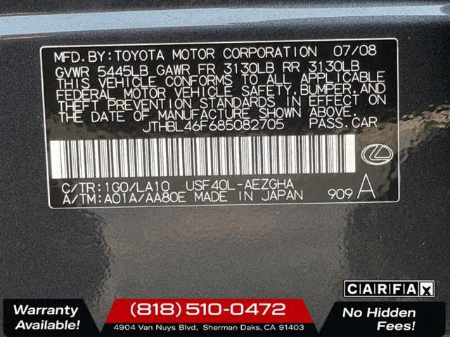 2008 Lexus LS 460 LS 460