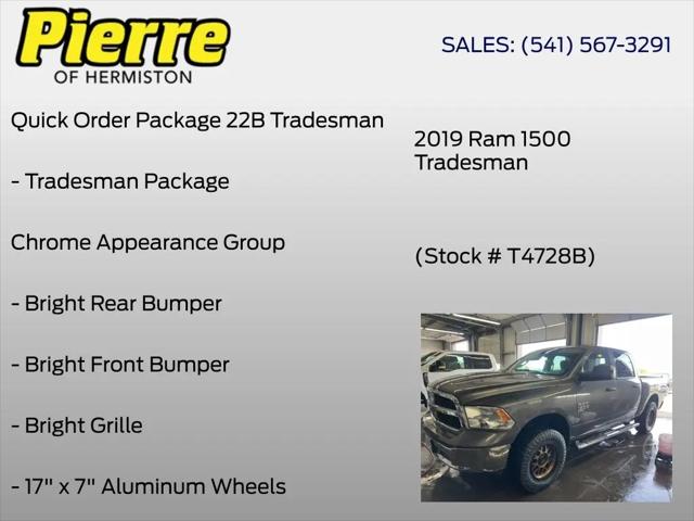 2019 Ram 1500 Classic Tradesman Crew Cab 4x4 5'7" Box