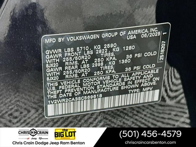 2025 Volkswagen Atlas 2.0T SE w/Technology