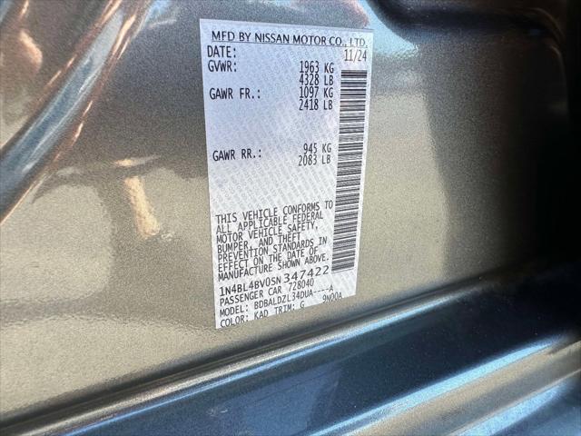 2025 Nissan Altima S FWD