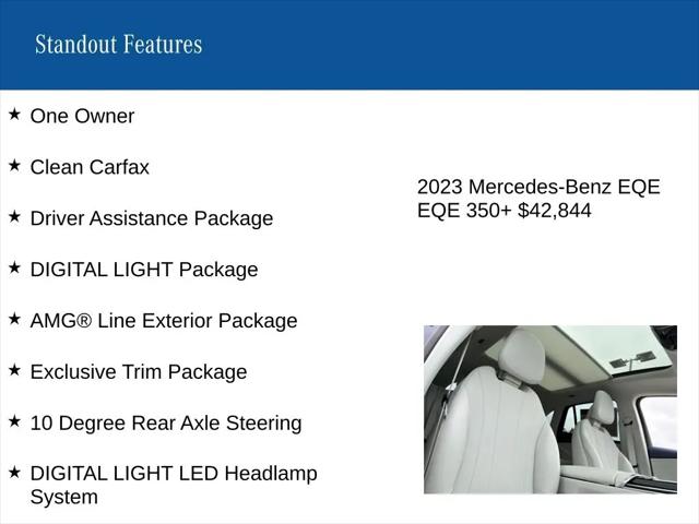 2023 Mercedes-Benz EQE 350+ EQE 350+