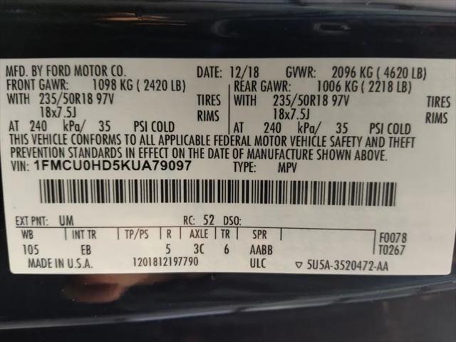 2019 Ford Escape SEL