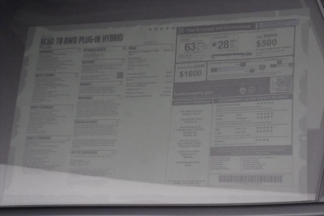 2026 Volvo XC60 Plug-In Hybrid Plus, T8 AWD Electric/Gasoline, Dark