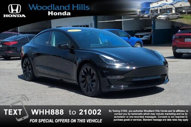 2022 Tesla Model 3 Performance Dual Motor All-Wheel Drive