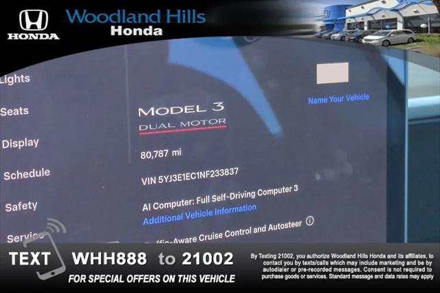 2022 Tesla Model 3 Performance Dual Motor All-Wheel Drive