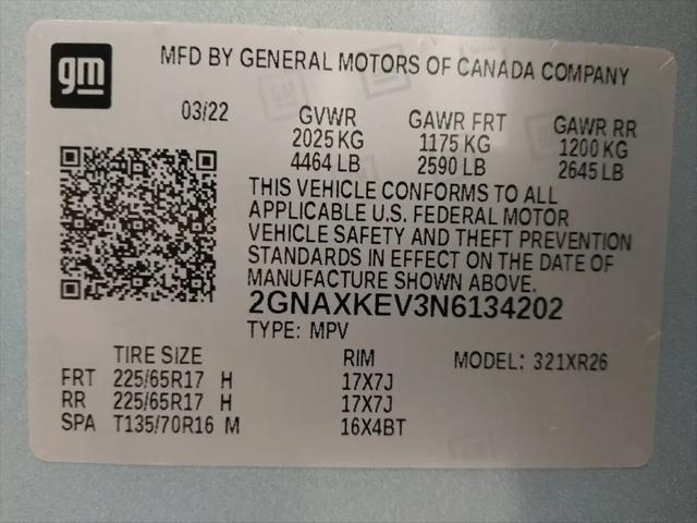 2022 Chevrolet Equinox FWD LT