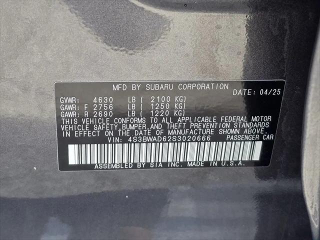 2025 Subaru Legacy Premium