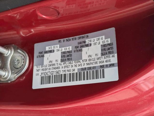 2016 Mazda MX-5 Club