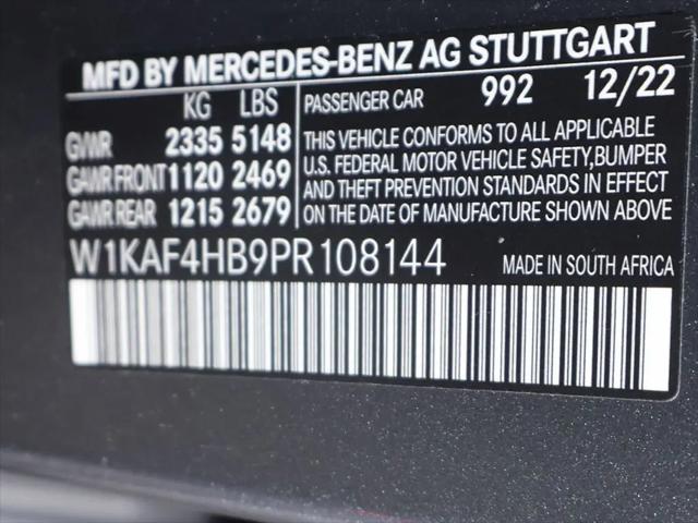 2023 Mercedes-Benz C-CLASS C 300 4MATIC Sedan