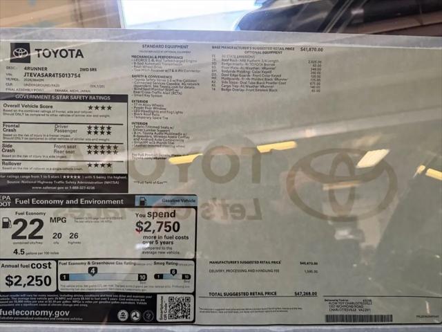 2026 Toyota 4Runner SR5
