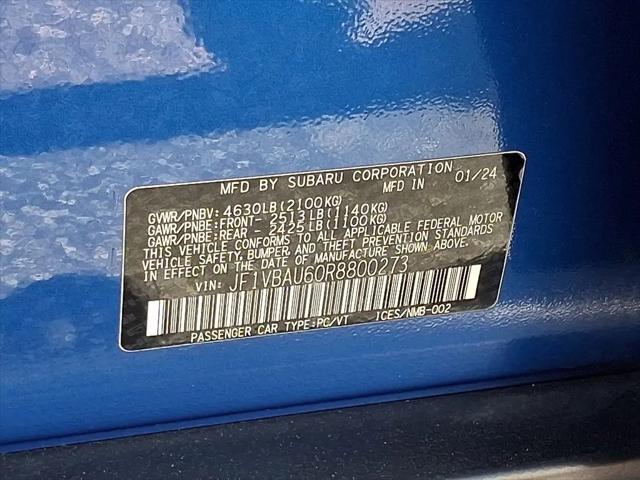 2024 Subaru WRX GT