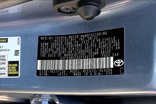 2025 Toyota Corolla SE