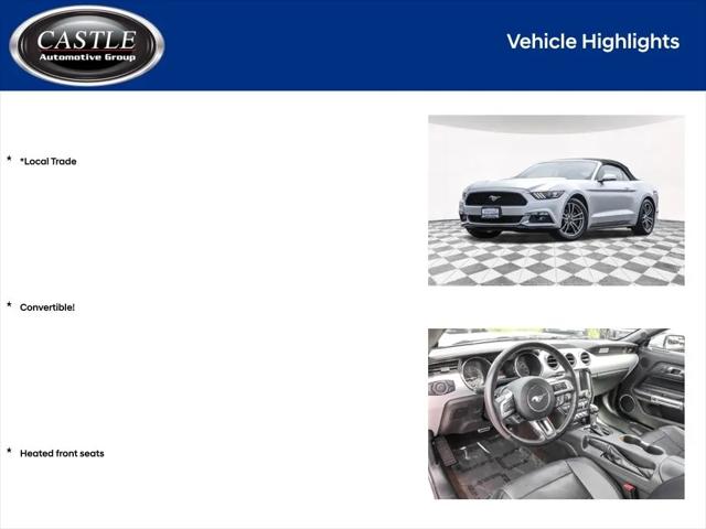 2016 Ford Mustang EcoBoost Premium