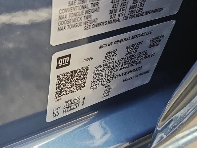 2026 GMC Sierra 1500 Crew Cab, Short Bed, Elevation, 4WD
