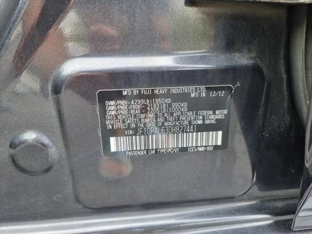 2013 Subaru Impreza 2.0i Sport Premium