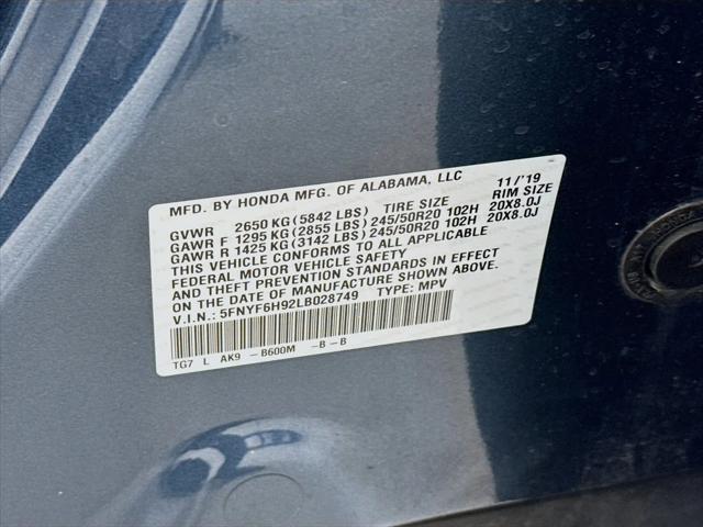 2020 Honda Pilot AWD Touring 8 Passenger