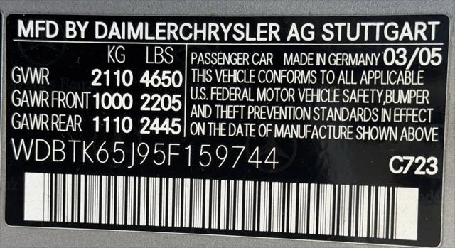 2005 Mercedes-Benz CLK-CLASS CLK 320