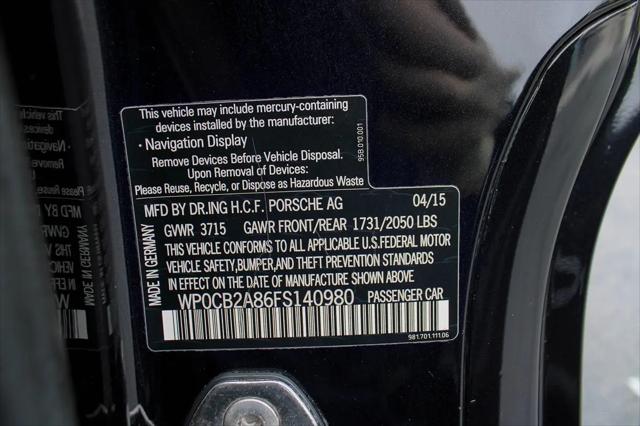 2015 Porsche Boxster S
