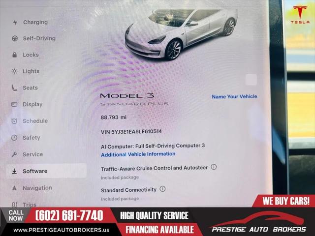 2020 Tesla Model 3 Standard Range Rear-Wheel Drive