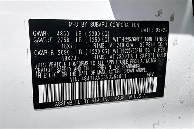 2022 Subaru Outback Limited