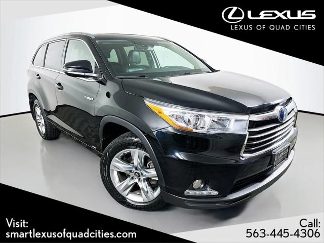 2016 Toyota Highlander Hybrid Limited Platinum V6 for sale in Davenport, IA