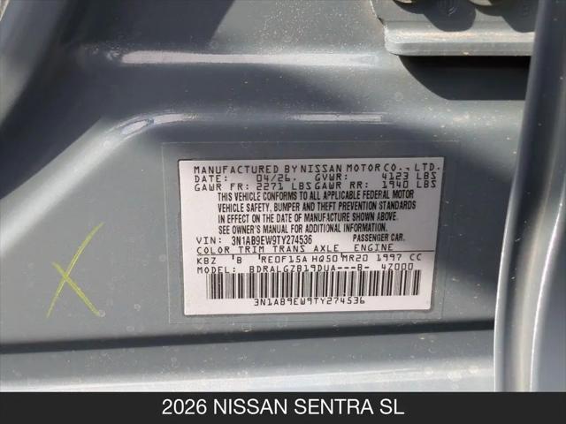 2026 Nissan Sentra SL