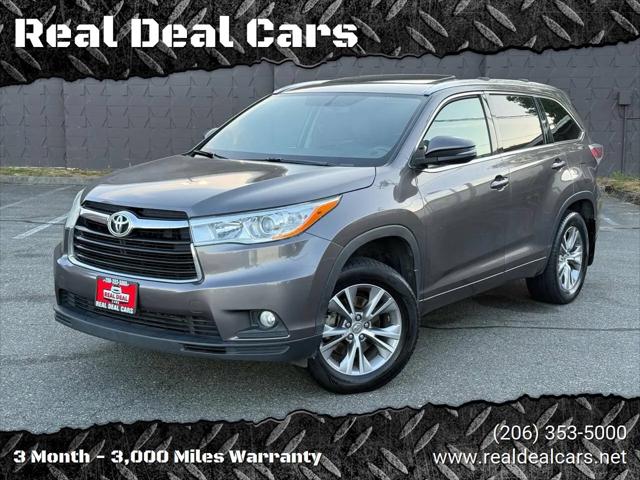 2014 Toyota Highlander XLE V6 for sale in Everett, WA